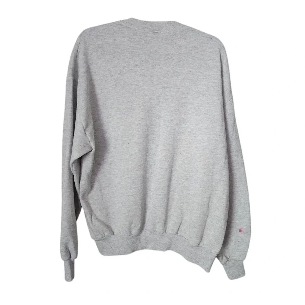 VINTAGE Disney Colorado Mickey Mouse‎ Ski Sweatshirt Gray Embroidered Crewneck